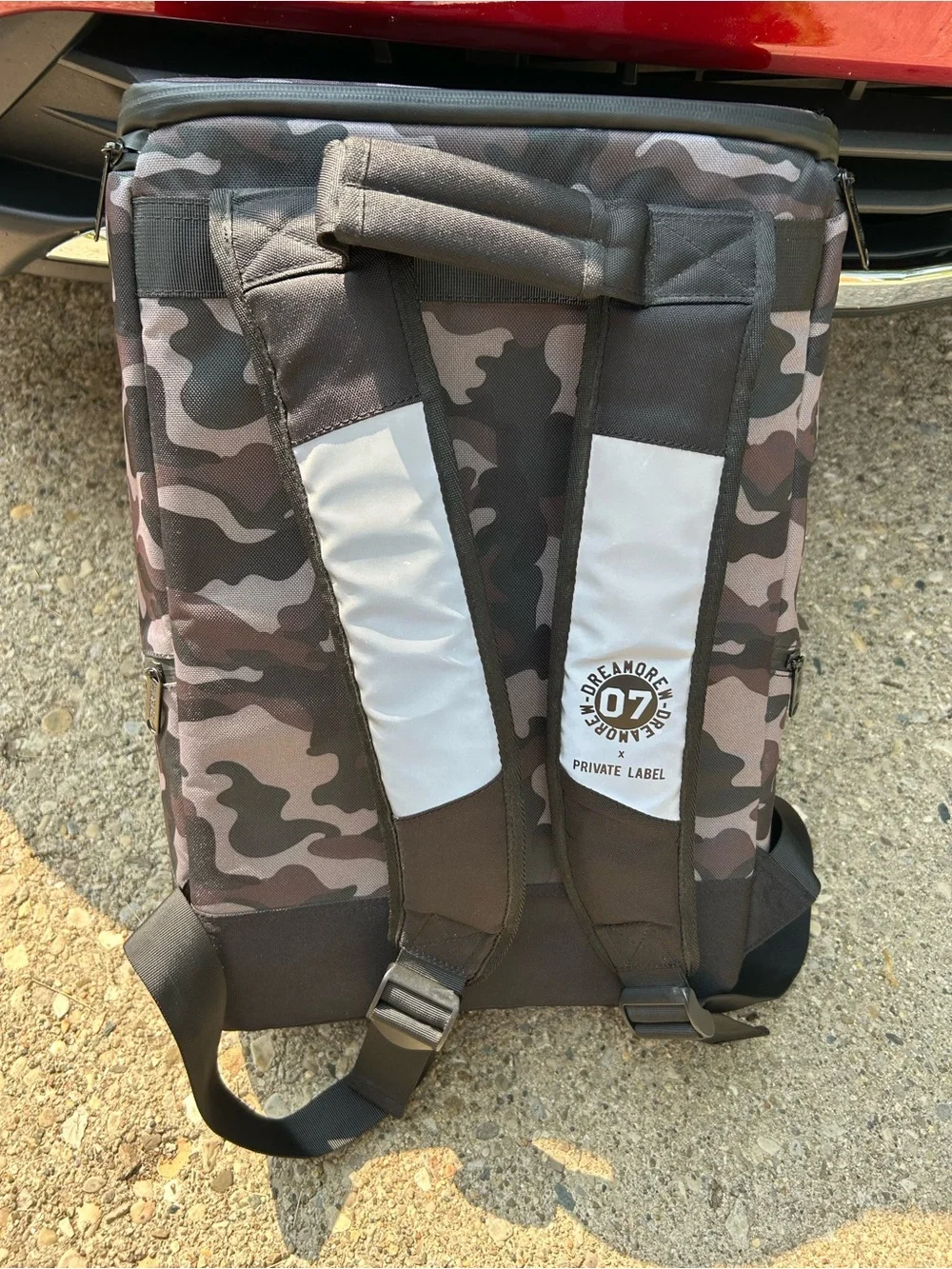 Private Label Dreamore Shoe Travel Camouflage Men’s Backpack Gray Camo